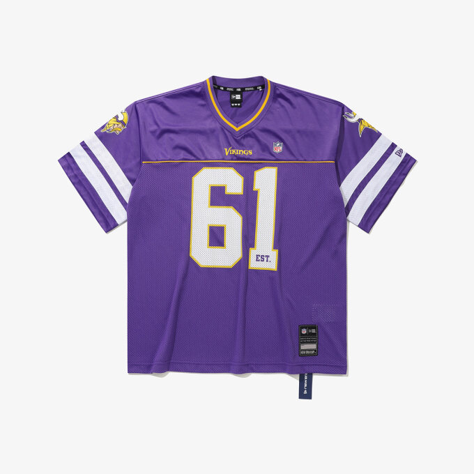NFL 미네소타 바이킹스 팬 웨어 티셔츠 퍼플 (14954660)