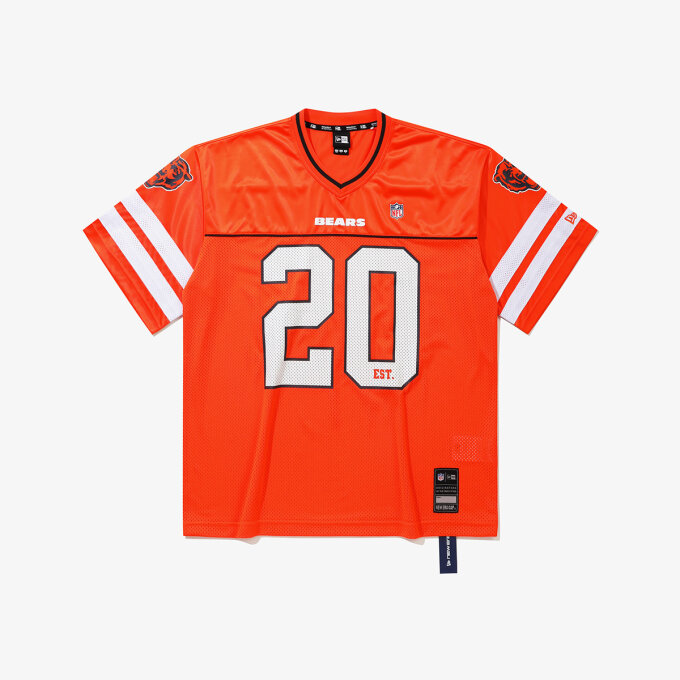 NFL 시카고 베어스 팬 웨어 티셔츠 오렌지 (14954665)