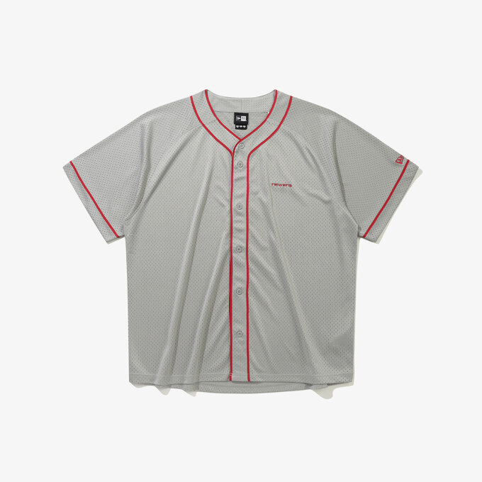 베이스볼 메쉬 셔츠 그레이 15074112