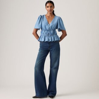 여성 미디 루즈 부츠컷 진 006D1-0001