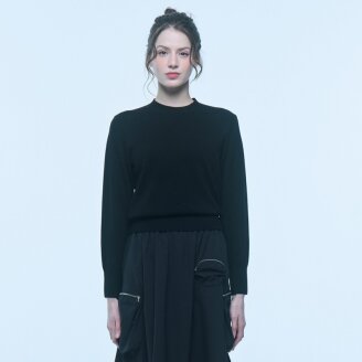 울블렌디드 크루넥 풀오버 (UFKKCN112N)