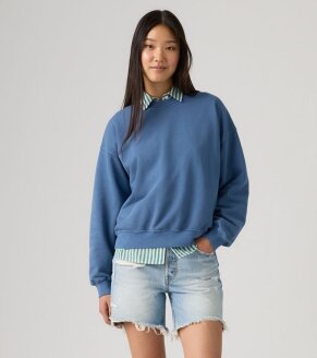 여성 박시 스웨트 셔츠 006DW-0000