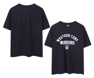 NBA 어센틱 아치 레터링 반팔 티셔츠 (네이비) N262TS020P