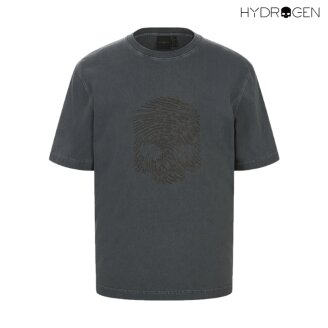 남성 피그먼트 그래픽 티셔츠 H11F2TR218_GY