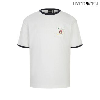 남성 페인트 링거 반팔 티셔츠 H11F2TR231_IV