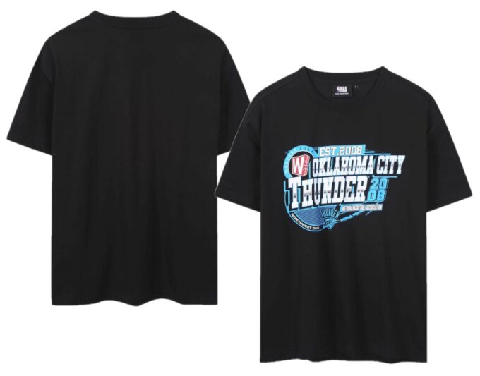 NBA 빅 그래픽 반팔 티셔츠 (블랙) N262TS050P