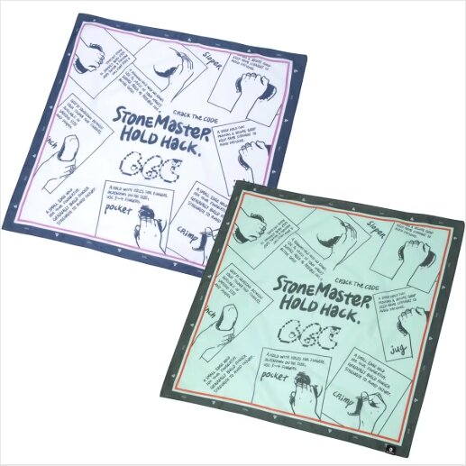 클라이밍그래픽스카프 80수 면100% 스포츠 손수건