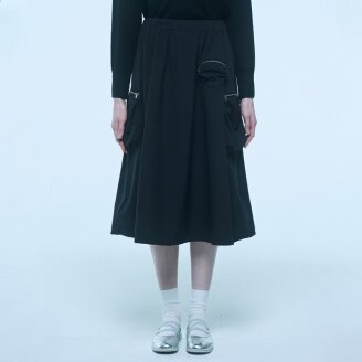 아웃포켓 포인트 밴딩 패니 스커트 (UFKWBS18AN)