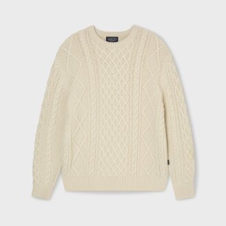 Steve Aran Cable Loose-fit Sweater(U) WHKAF4T73U