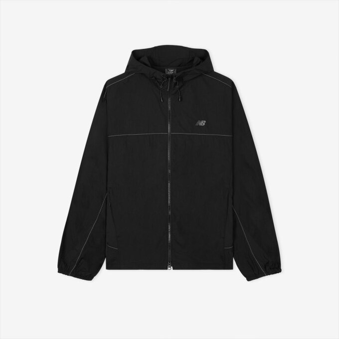 UNI NANO LIGHT 후드 바람막이 (SEMI OVER FIT) NBNAG21423 BK
