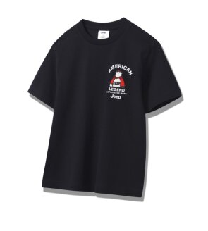 지프 곰 루즈핏 반팔티 KP2TSU204BK