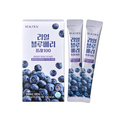 뷰틱 리얼 블루베리 퓨레100
