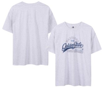 NBA 빅 스트릿 레터링 반팔 티셔츠 (아이스) N262TS022P