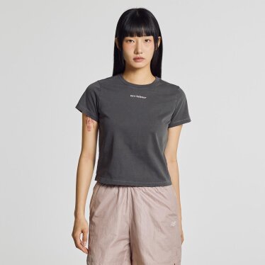 W 에센셜 중앙레터 반팔티 (SLIM FIT) NBNEG2W412 CH