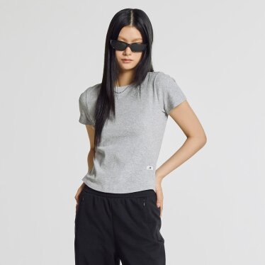 W 에센셜 핏티드 반팔티 (SLIM FIT) NBNEG2W432 MG