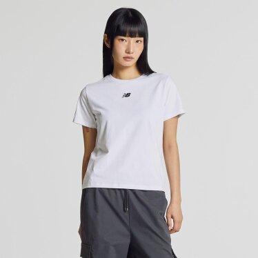 WOMEN 에센셜 베이직 반팔티 (STANDARD FIT) NBNEG2W452 WH
