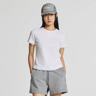 W LAYERED 반팔티 (STANDARD FIT) NBNEG2W512 WH
