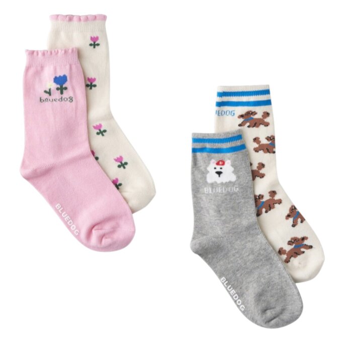 2종단말SET(26119-810-03/51)아동 초딩 캐릭터 봄 양말세트