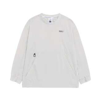 K262USW260 에어로벤트 벤틸 우븐 맨투맨 SILVER BIRCH