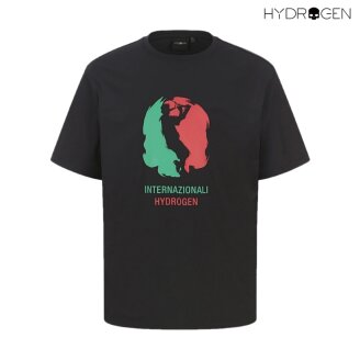 이태리 남성 테니스 아카이브 반팔 티셔츠 H11F2TR138_BK