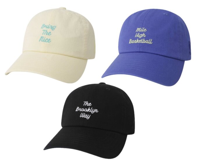 NBA 슬로건 레터링 소프트 볼캡 N265AP258P