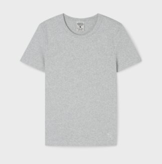 Ribbed Short Sleeve T-shirt / WHRAG2421F