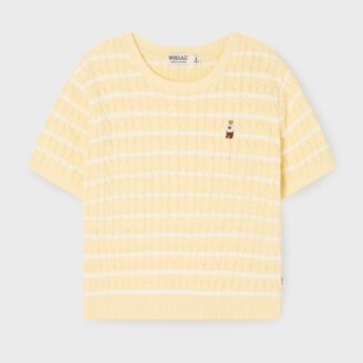 Steve Melange Short Sleeve Sweater / WHKAG2412F
