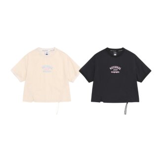 KIDS 여아 우븐 반팔 티셔츠