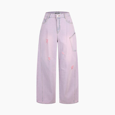 [CAPSULE LINE] 빈티지 워싱 벌룬핏 데님 팬츠 ES2DP362