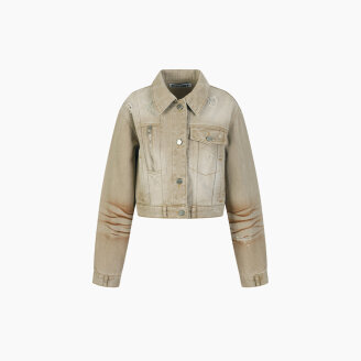 [CAPSULE LINE] 카치온 워시드 데님 숏자켓 ES2DZ361