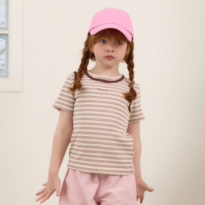 STRIPE 골지 티셔츠 SET 2637533257 (PK)