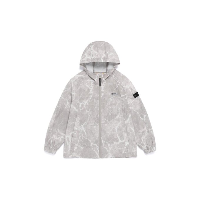 K262UJK210 어드벤처 패턴 바람막이 자켓 BEIGE