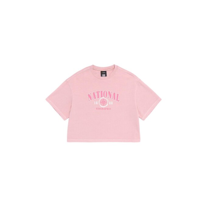K262GTS020 여아 피그먼트 반팔 티셔츠 PINK