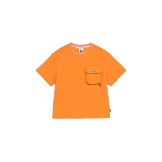 K262UTS260 에어로벤트 우븐 반팔 티셔츠 ORANGE