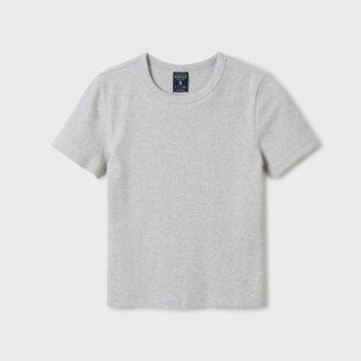 Ribbed Short Sleeve T-shirt WHRAF3722F*