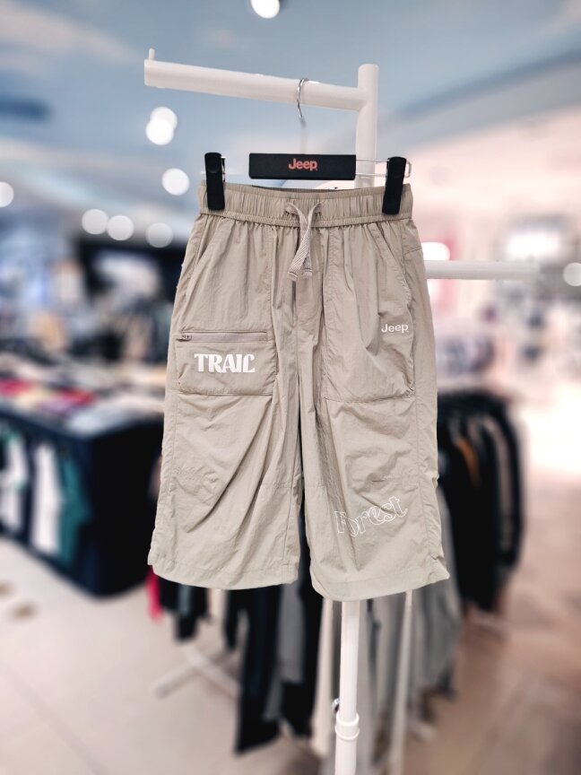 나일론 7부 포레스트 이스트링 팬츠 KR2PTU761 LK
