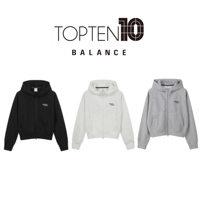 여성) 더블니트 2WAY 후드 집업 MBF5TC2250