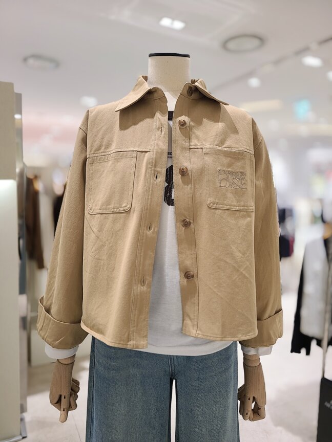 아웃 포켓 셔츠형 자켓 KSA2HJ04B