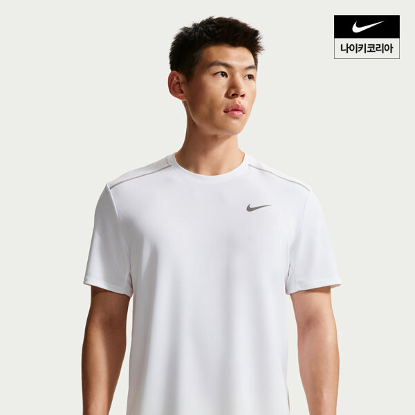 마일러 남성 드라이 핏 UV 차단 반팔 러닝 탑 IF2083-100
