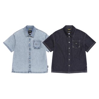 KIDS 데님 반팔 셔츠 K262USH010