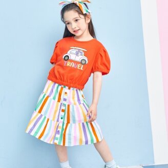 여아 등원룩 스커트 T32KCS010