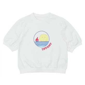 여아 데일리 반팔 스마일 나염 티 T42KST060