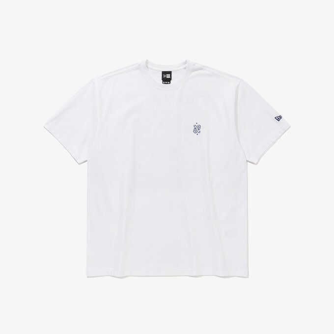 페이즐리 티셔츠 화이트 (14954632)