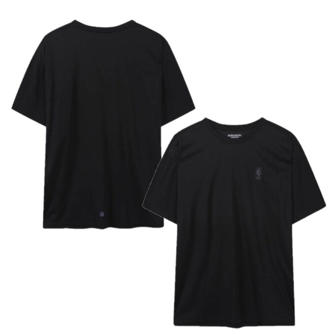 ESSENTIAL 메쉬 반팔 티셔츠 (블랙) N262TS013P