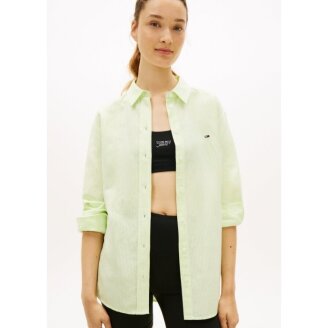 여성 릴렉스 린넨 블렌드 셔츠 T32G1WSH04TWT10CG