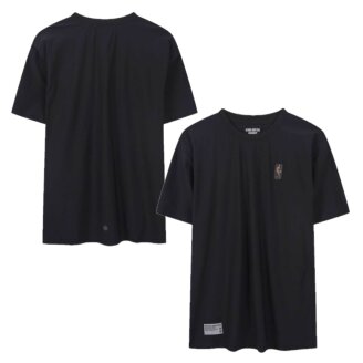 ESSENTIAL 트리코트 반팔티셔츠 (블랙) N262TS015P