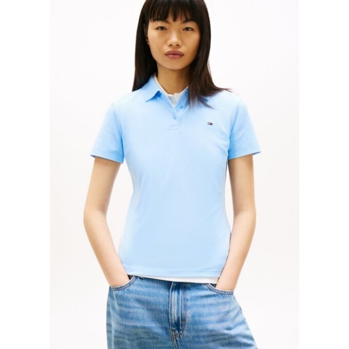 여성 슬림 에센셜 폴로 티셔츠 T32G1TKT02TWT1C1T