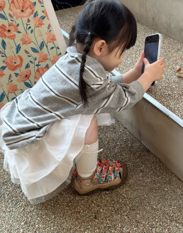 26SS 리틀키즈 뉴포트 크림 플로럴 키즈 샌들KNSO6E601CR