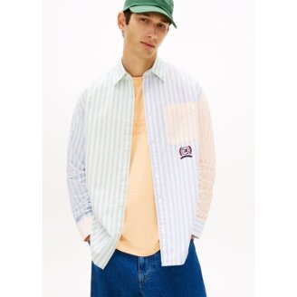 공용 펀 스트라이프 옥스퍼드 셔츠 T32G1WSH11TMT1C38