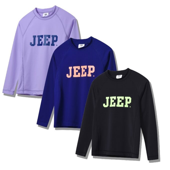 대문자 JEEP 래쉬가드 티셔츠 KP2RGU101